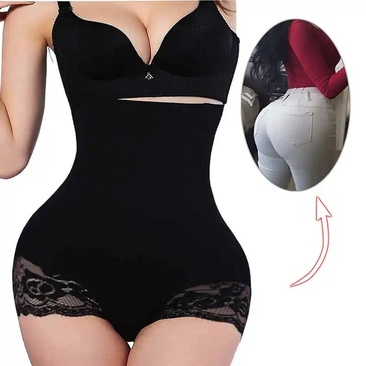 Plus Size High-Waist Butt Lifter Shaper Shorts (M–4XL)