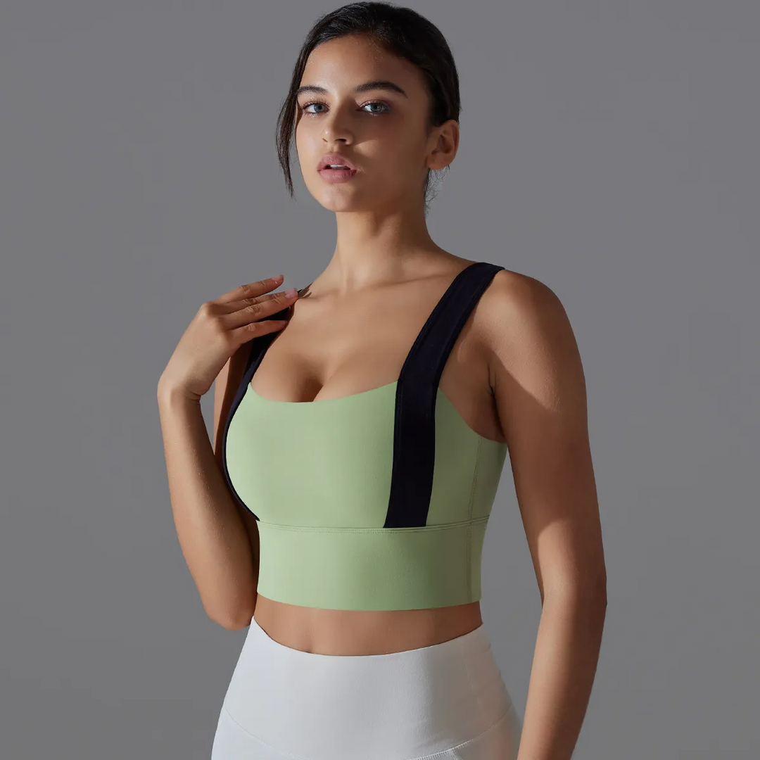Sleek Fit Tight Support Active Yoga Bra