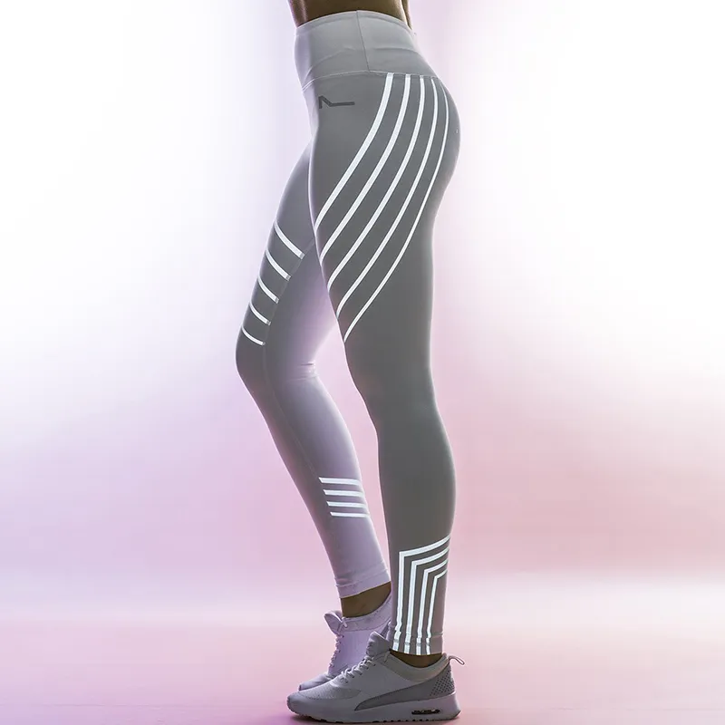 Iridescent Style High Rise Stretch Fit Pants