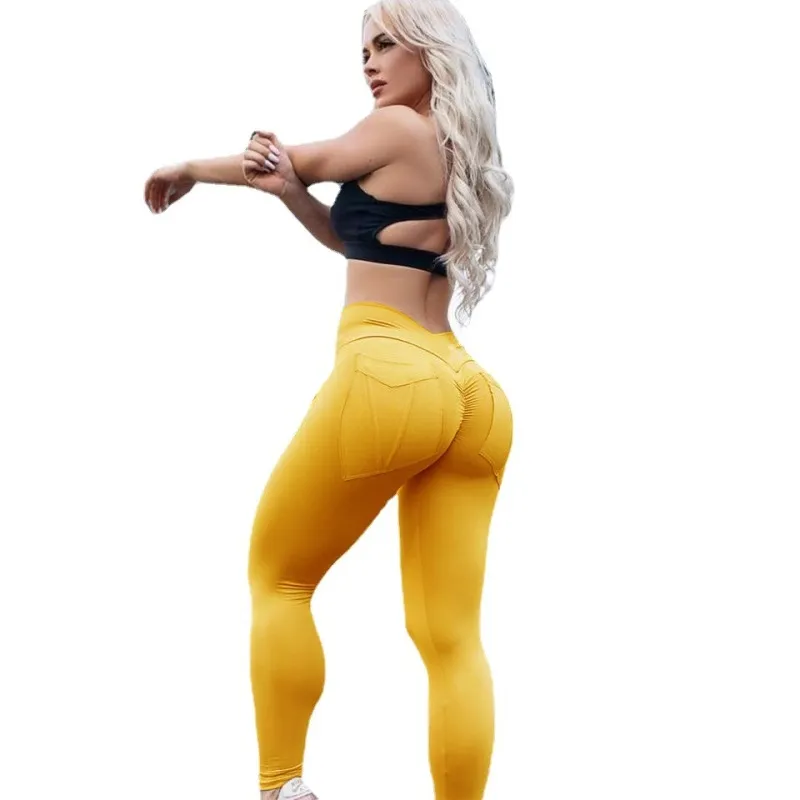 High Rise Stretch Comfort Yoga Training Gym Tights