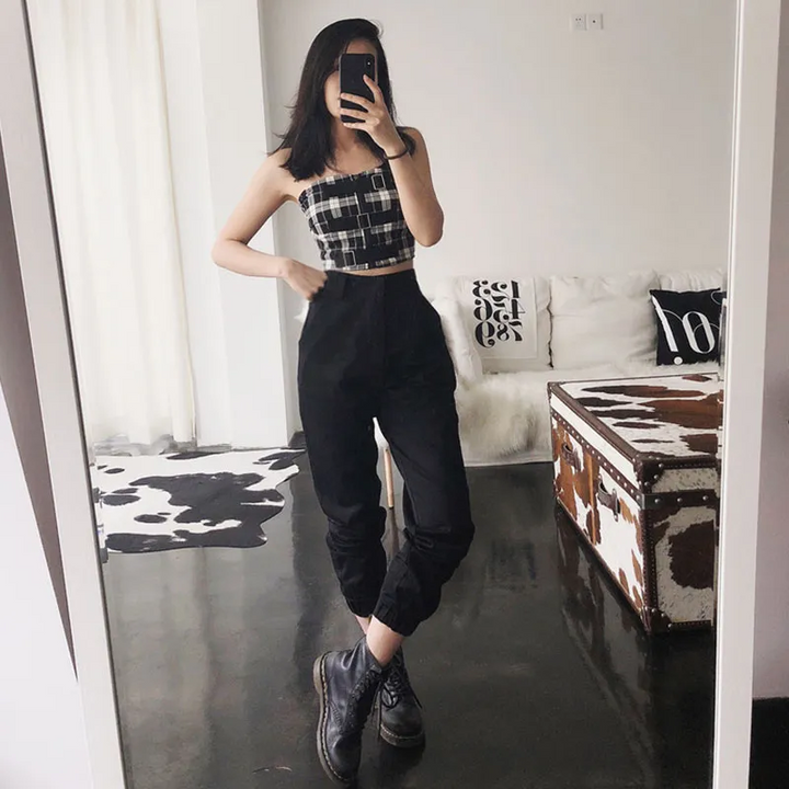 Solid Tone Relaxed Fit Comfy Jogger Pants