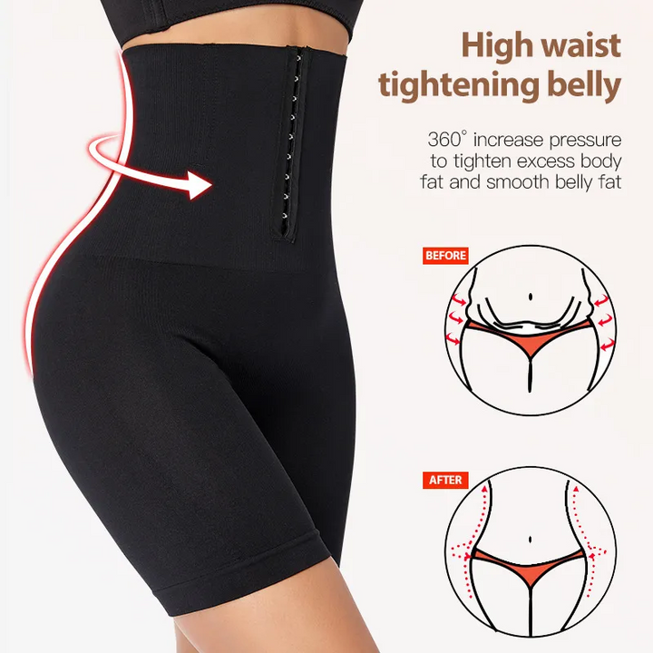 High-Waist Postpartum Body-Shaping Pants with Tummy and Hip Support