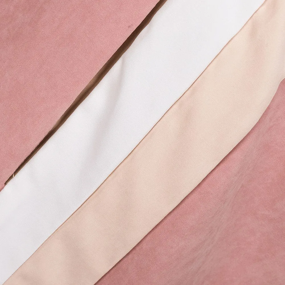 Patchwork Style Zipper Hoodie Comfy Jogger Set