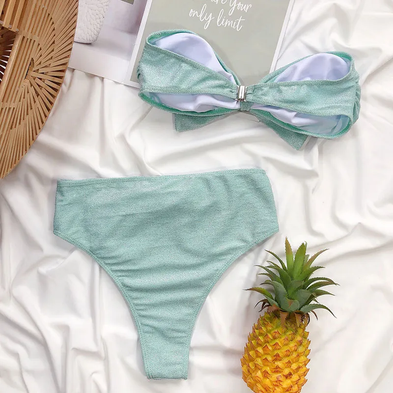 SunKissed Charm Bow Tankini Set