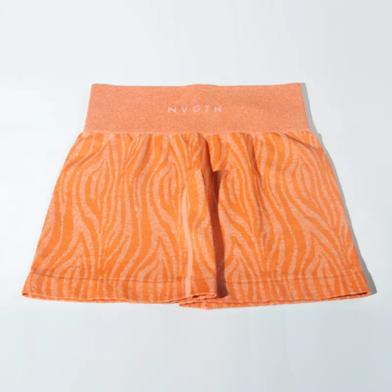 Camo Stretch Quick Dry Breathable Zebra Biker Shorts