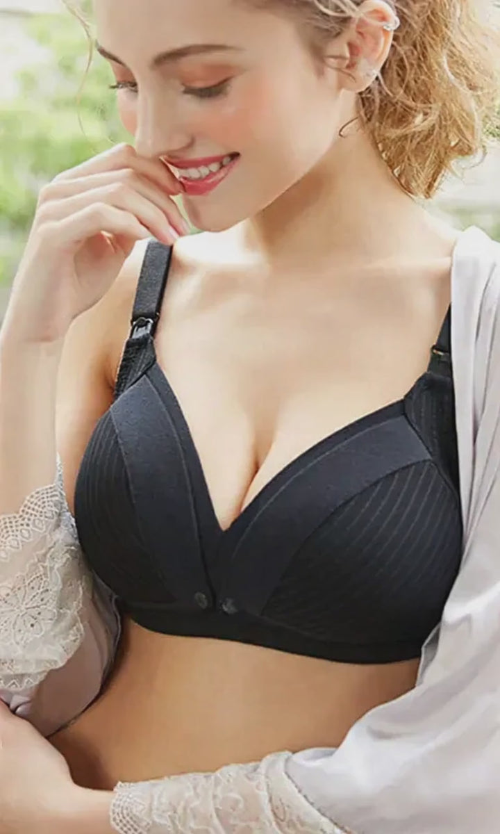 Maternity Sexy Wireless Push-up Nursing Bra